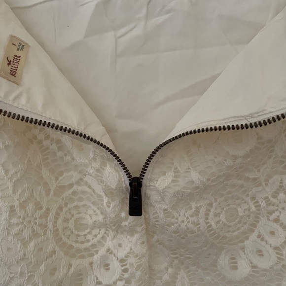 NWOT HOLLISTER White Lace Mini Skirt - Picture 6 of 7
